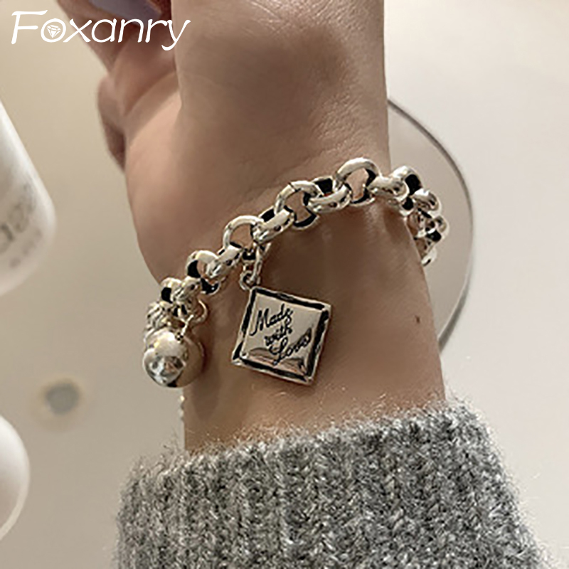 Vintage Fashion Labels - FOXANRY Chữ Cái Tiếng Anh Thẻ