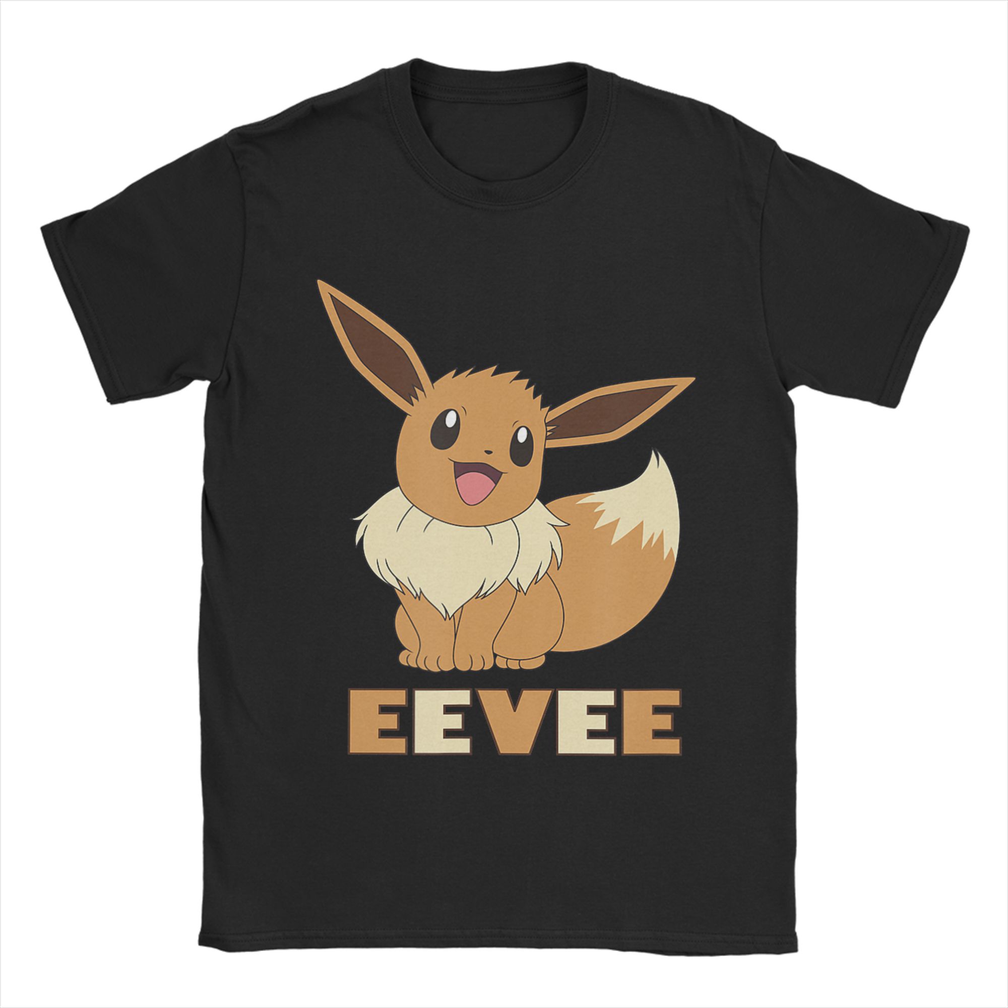 Vintage Fashion Wholesale - Pokemon Eevee 100 Cotton T Shirt