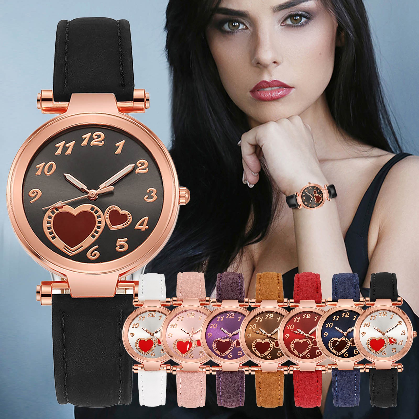 Vintage Fashion Watches - Vintage Watch For Women Leather Strap