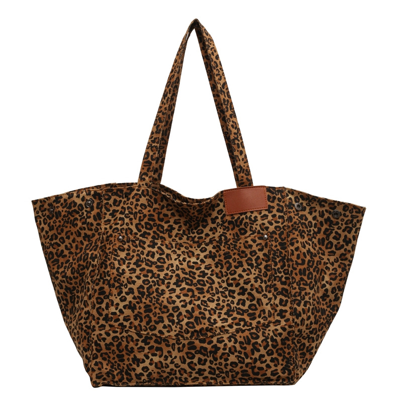 Leopard Pattern Tote Bag Vinta - đánh giá và giá Vintage Fashion Shop