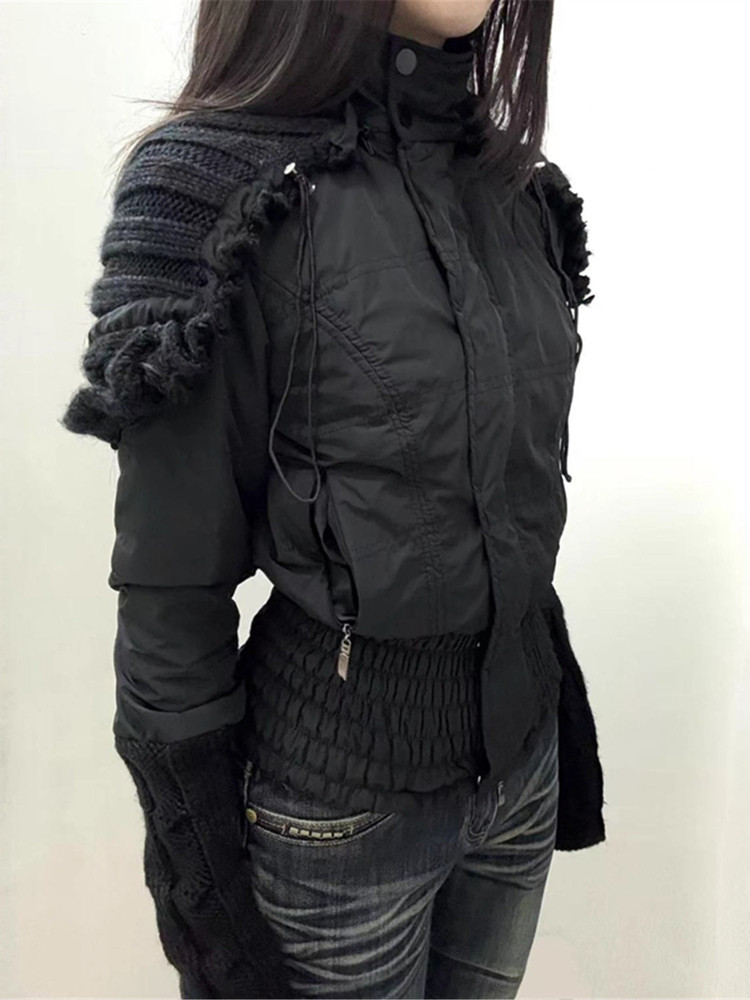 Women Black Hoodies Parka Jack - đánh giá và giá Vintage Zipper