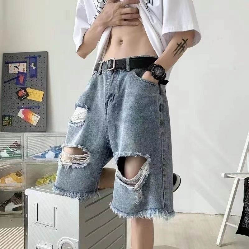 Edgy Cool Men's Ripped Denim S - đánh giá và giá Vintage Fashion Hong Kong