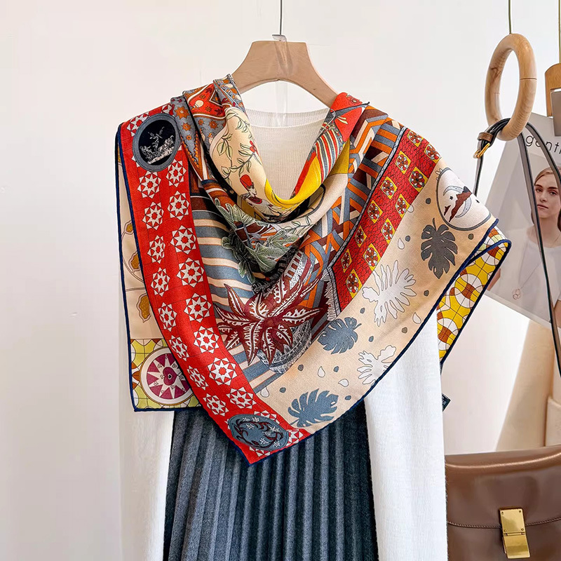 30% MULBERRY SILK 70% WOOL Sca - đánh giá và giá Vintage Fashion Collage