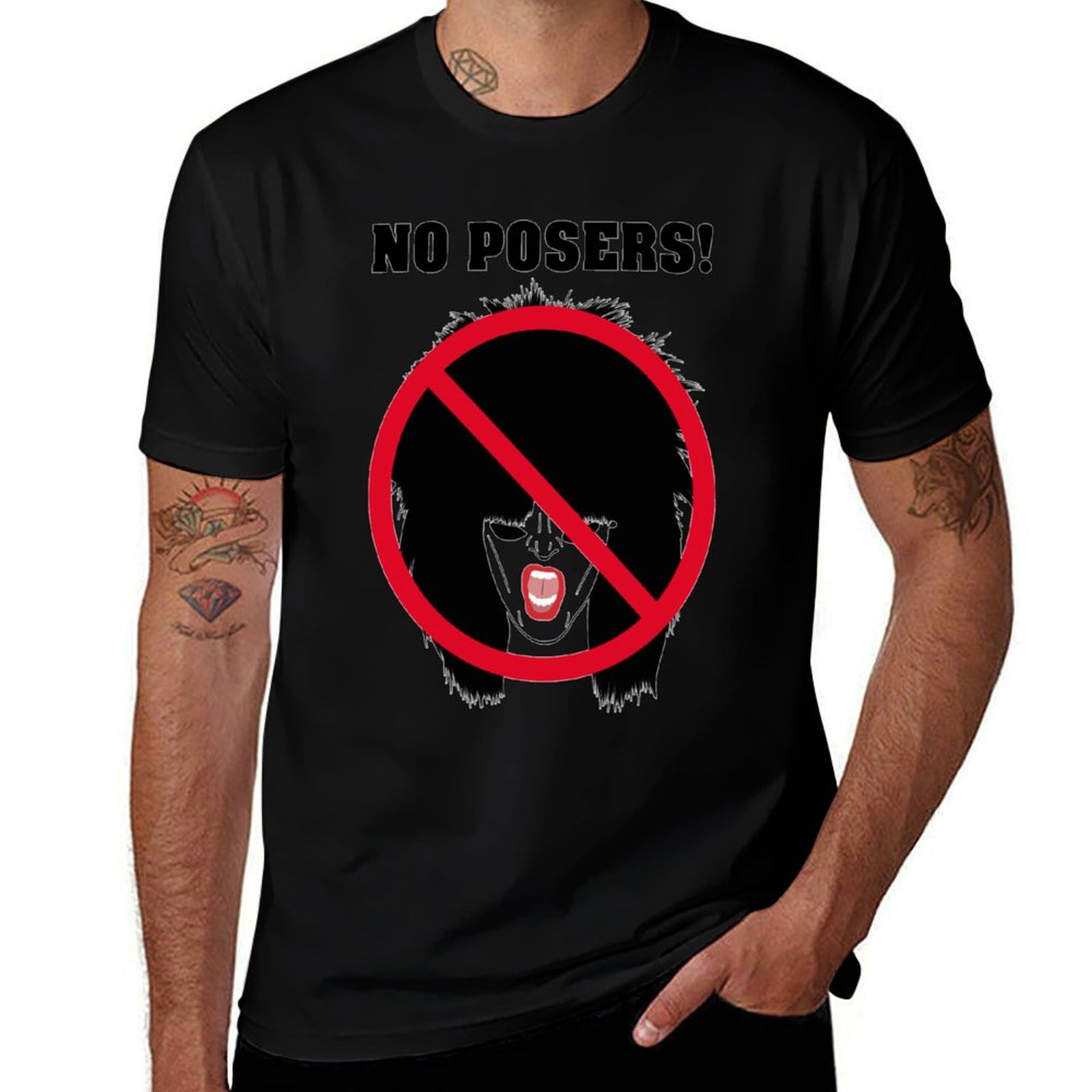 no art posers band 80s 90s ret - đánh giá và giá Band Tee Faded 90S