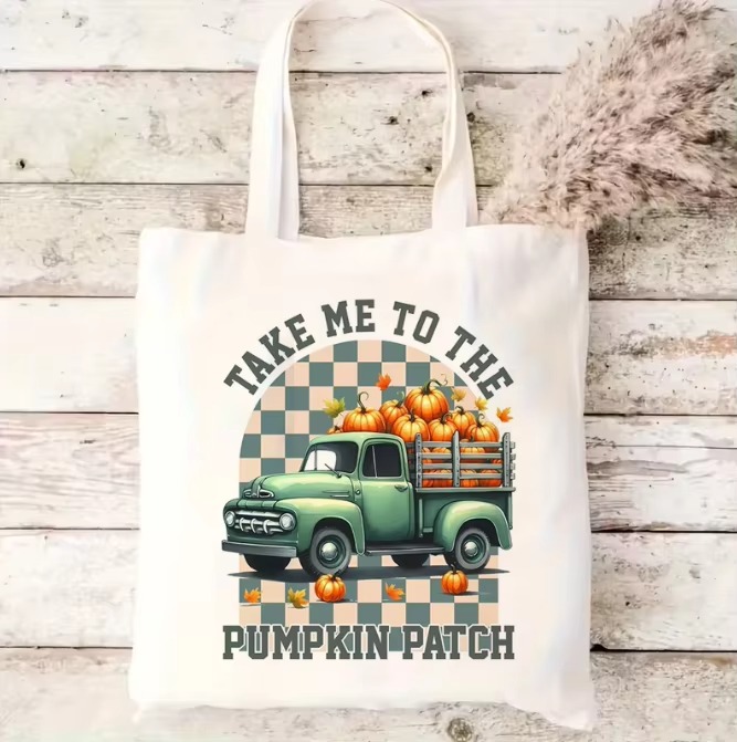Canvas Tote Bag Hello Autumn V - đánh giá và giá Vintage Fashion Shop