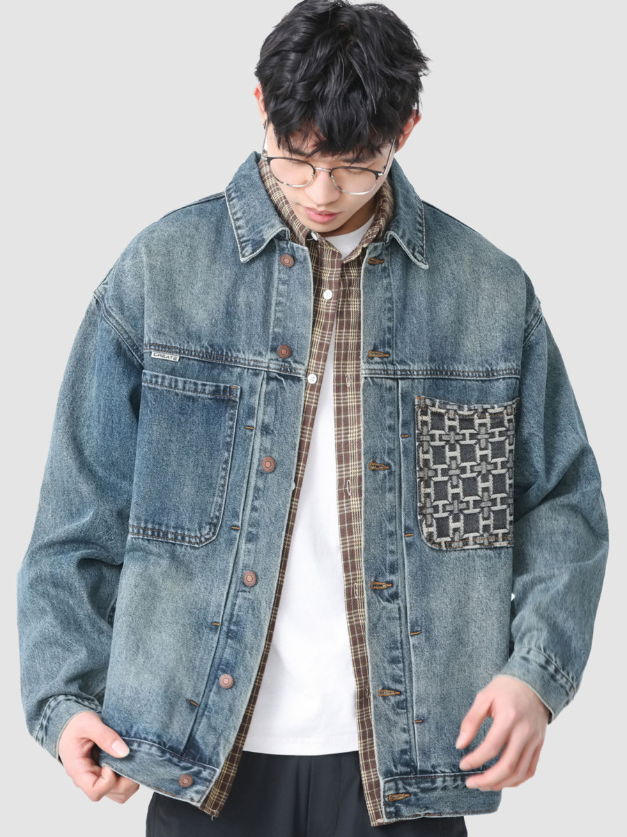 Vintage Embroidery Pocket Deni - đánh giá và giá Vintage Fashion Hong Kong