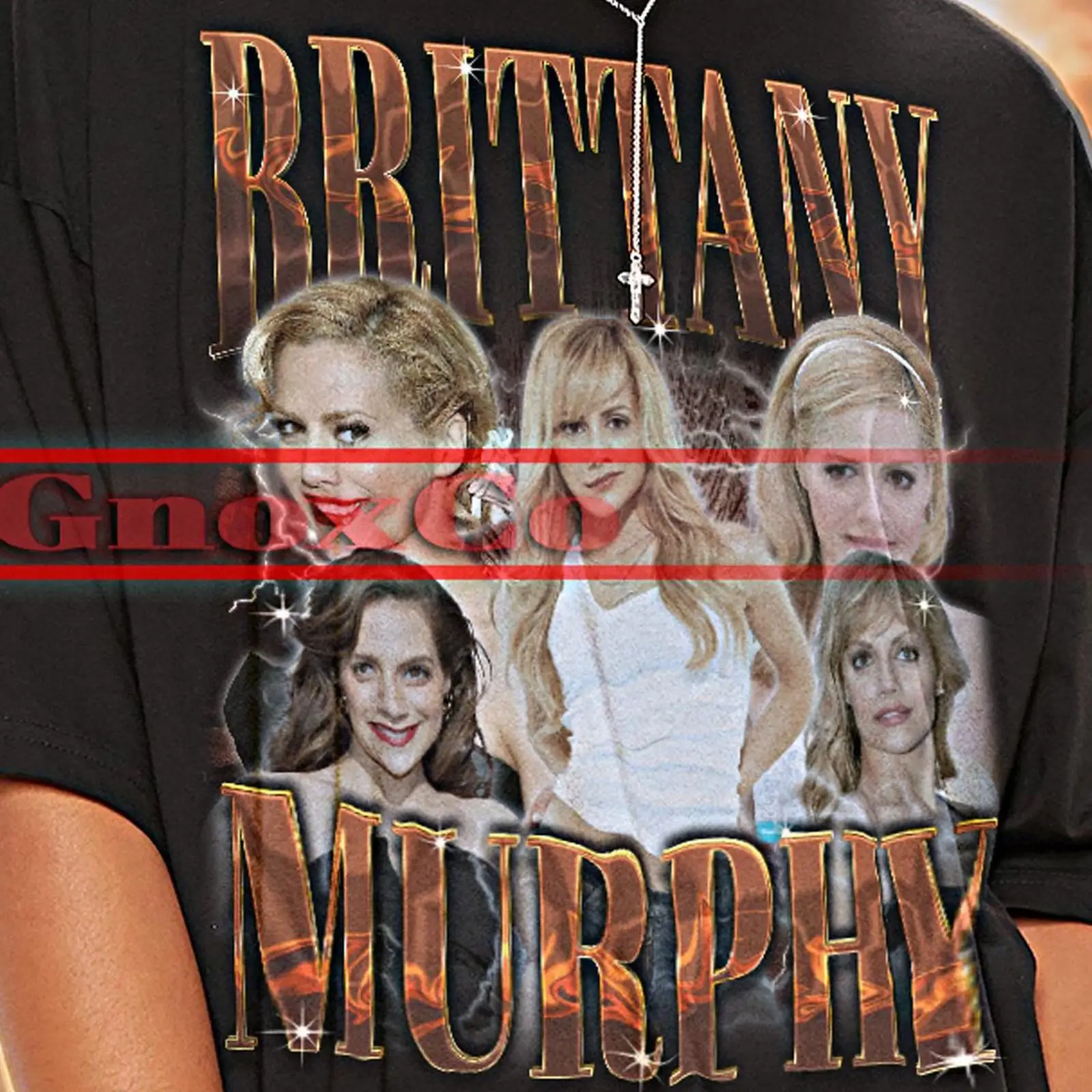 Brittany Murphy Retro 90s T Sh - đánh giá và giá Vintage Fashion Collage