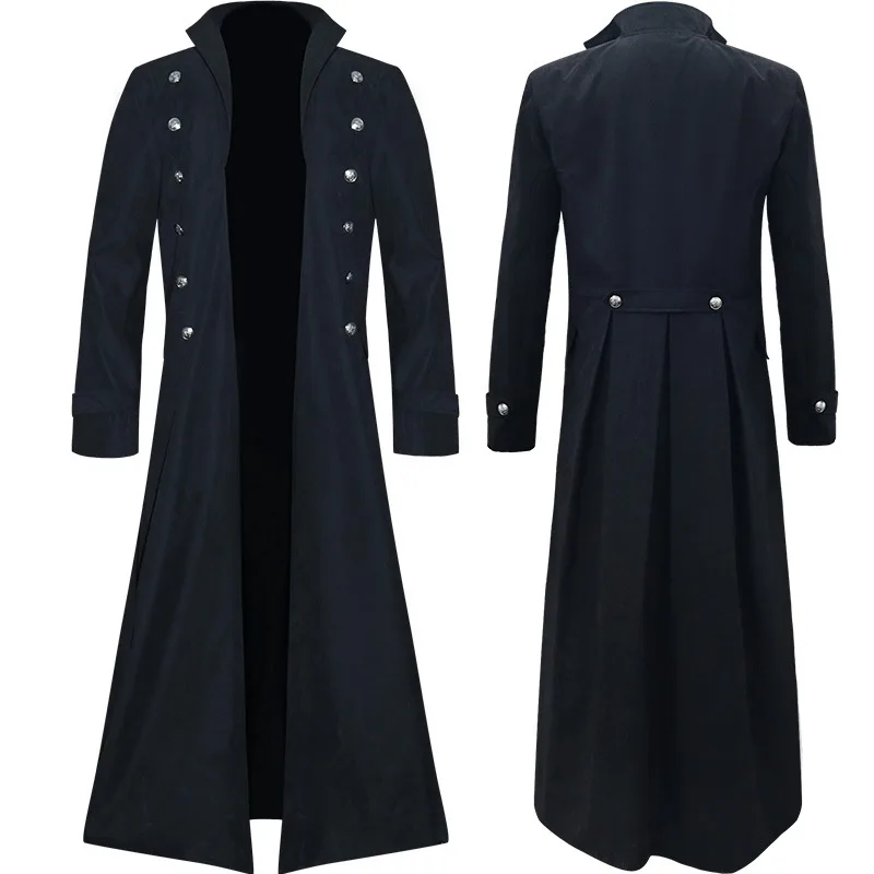 Medieval Men British Style Pun - đánh giá và giá Vintage Trench Coat