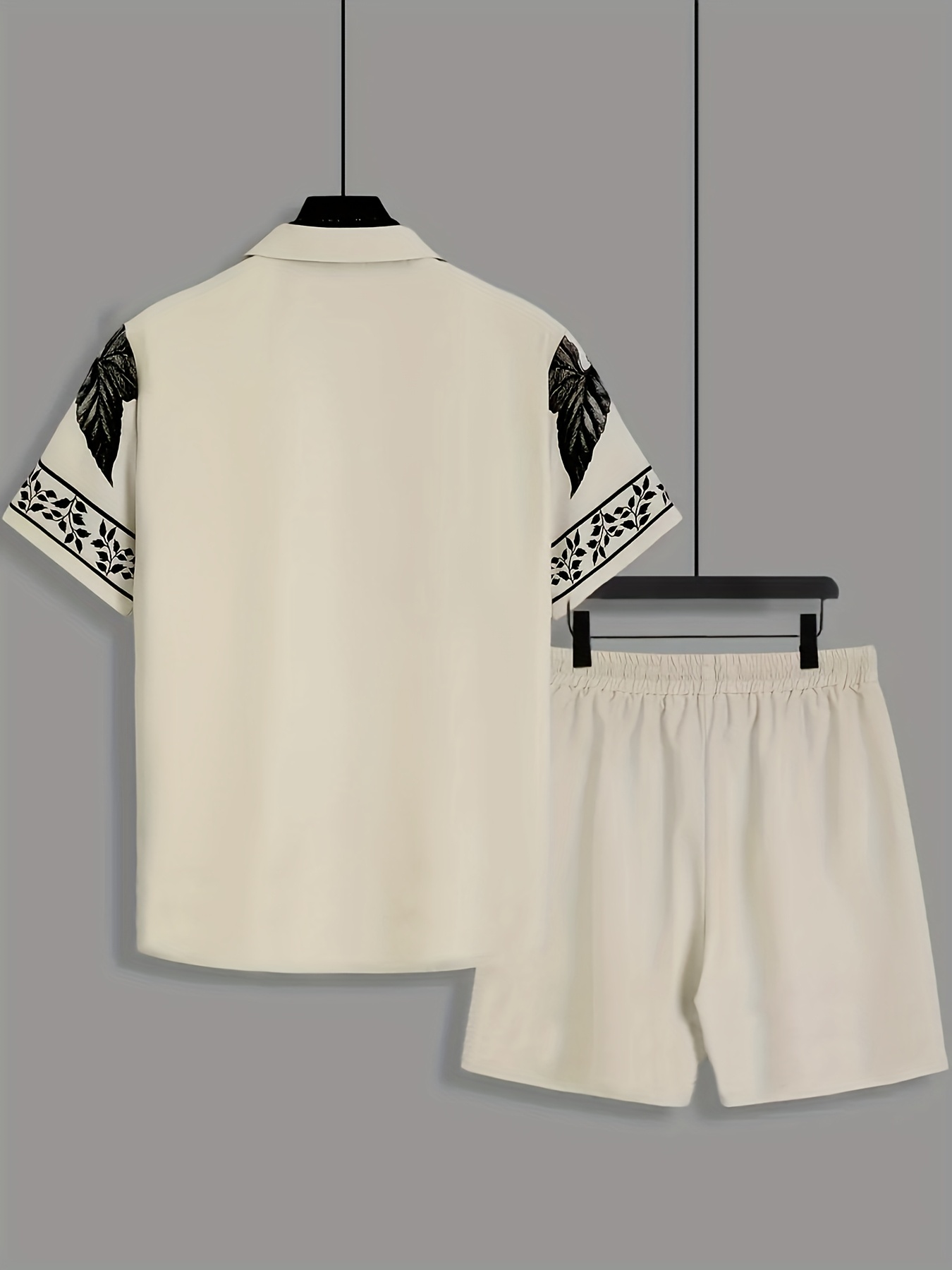 Men Loose Two‑Piece Set Sketch - đánh giá và giá Printed Floral Shirt