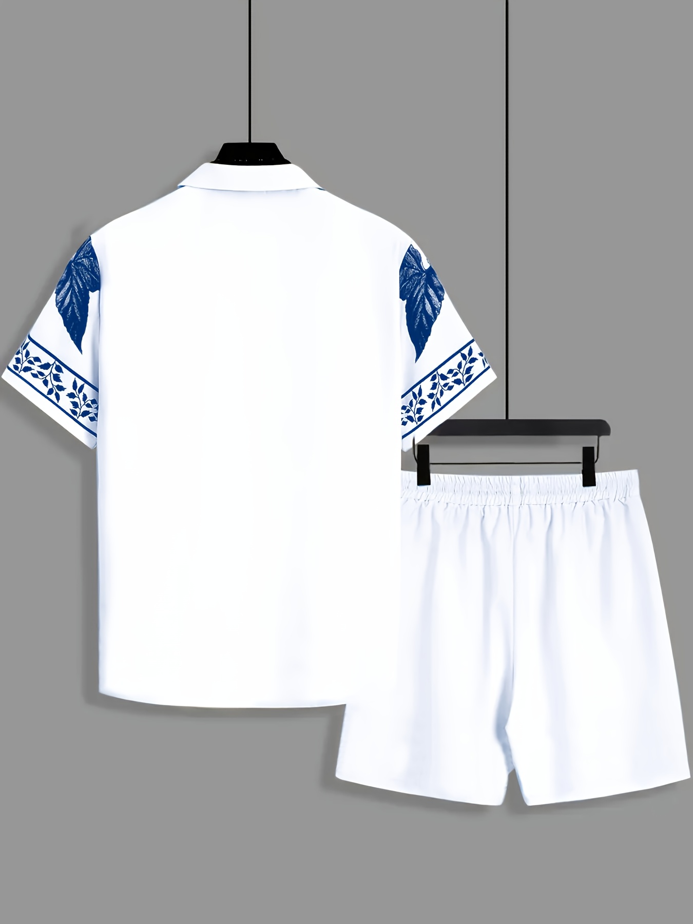 Men Loose Two‑Piece Set Sketch - đánh giá và giá Printed Floral Shirt