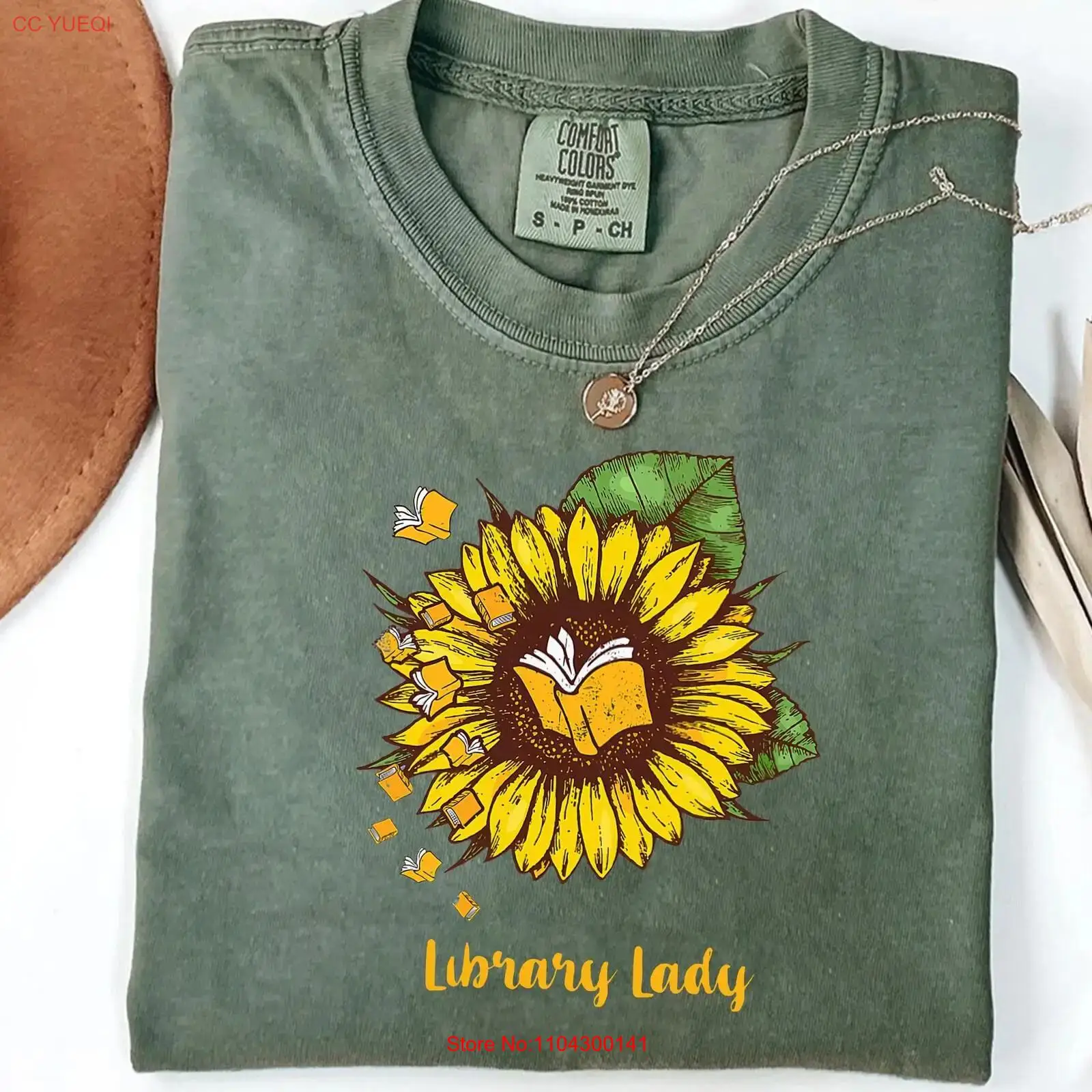Library Lady T Shirt Sunflower - đánh giá và giá Vintage Fashion Library
