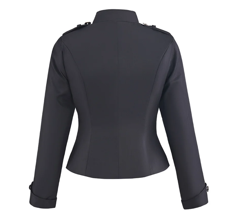 Women gothic punk jacket Slim  - đánh giá và giá Vintage Trench Coat