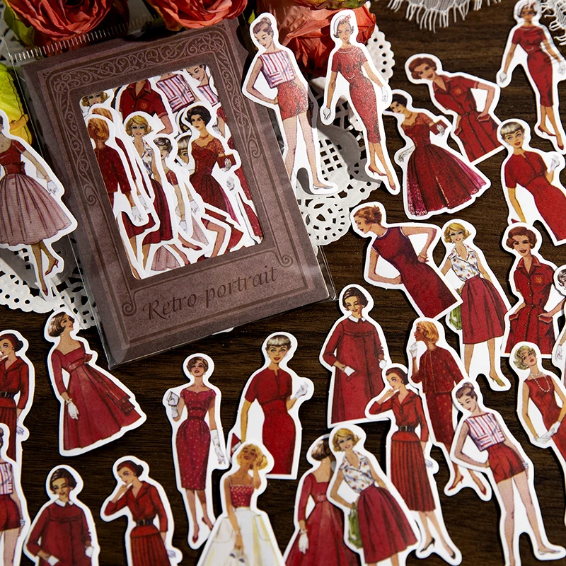 30pcs Vintage Ladies Gentleman - đánh giá và giá Vintage Fashion Collage