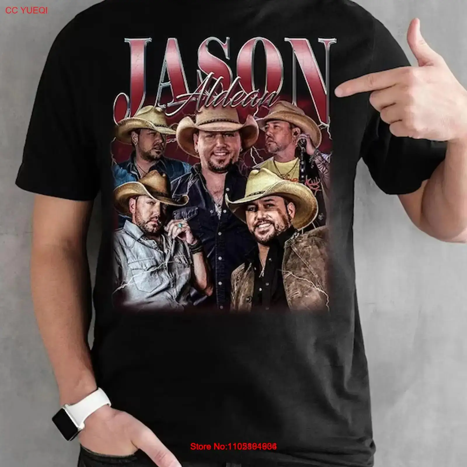 Jason Aldean VTG collage black - đánh giá và giá Vintage Fashion Collage
