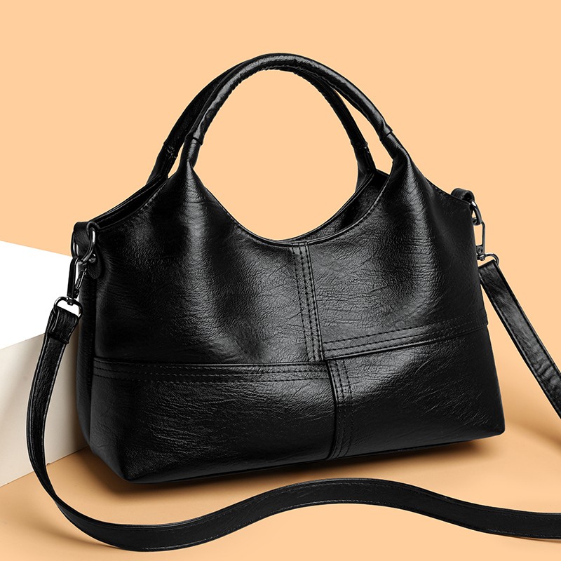Vintage Faux Leather Tote Bag  - đánh giá và giá Vintage Fashion Shop