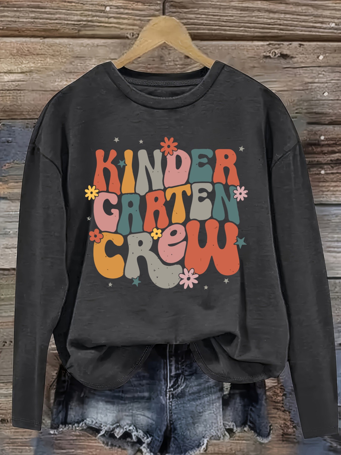 Women's Casual Long Sleeve Cre - đánh giá và giá Printed Floral Shirt