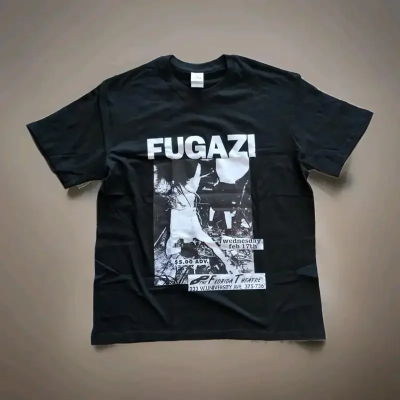 Fugazi Vintage Reprint 90’s Pu - đánh giá và giá Band Tee Faded 90S
