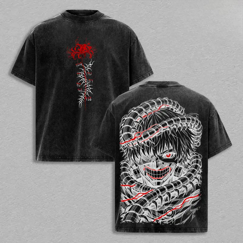 Manga Kaneki Ken Retro T Shirt - đánh giá và giá Vintage Fashion In Tokyo